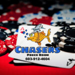 Pair of aces and poker chips